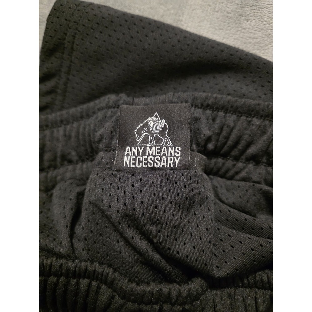 Any Means Necessary Mens Shoets Size L Black White - Picture 6 of 11